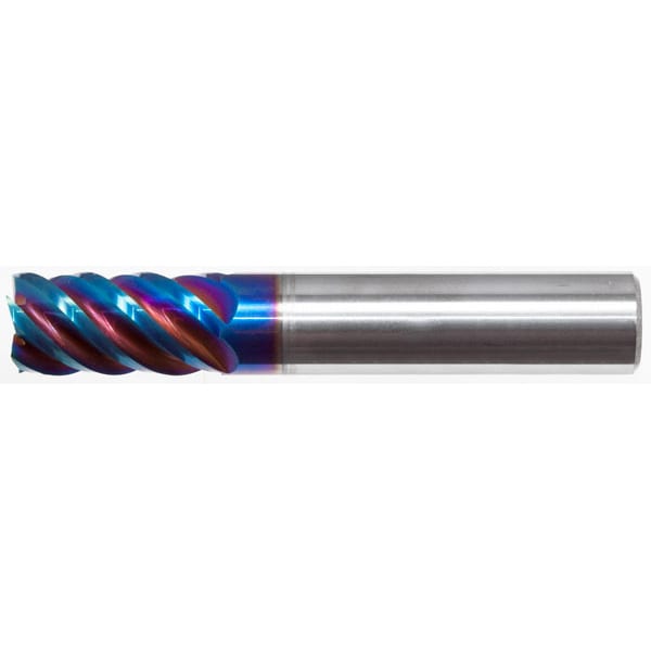 9/16x1-1/8x9/16x3-1/2 5FL Square 45 Degree Helix Ultra HY5 with Flat, PowerN